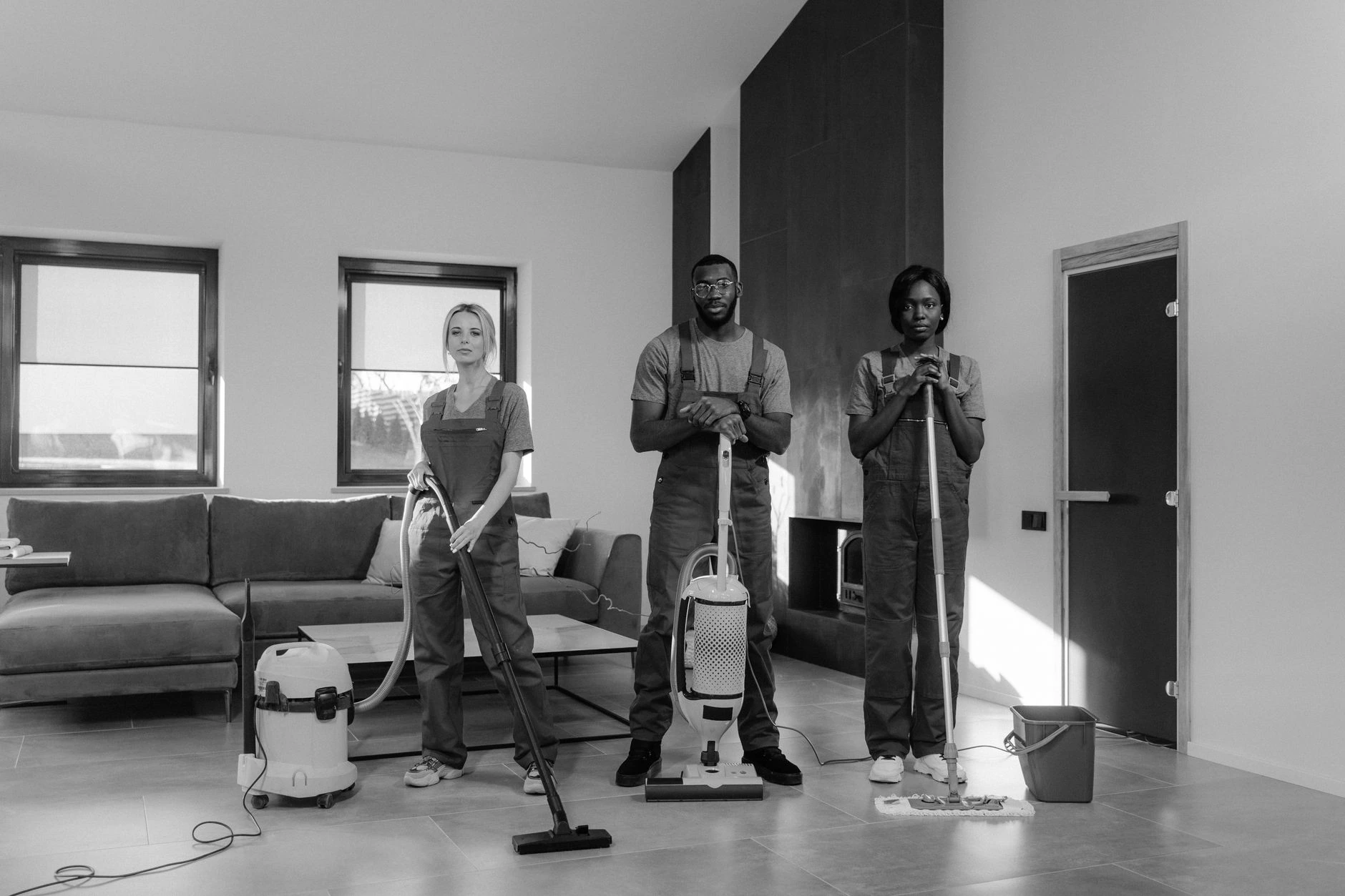 cleaning experts team