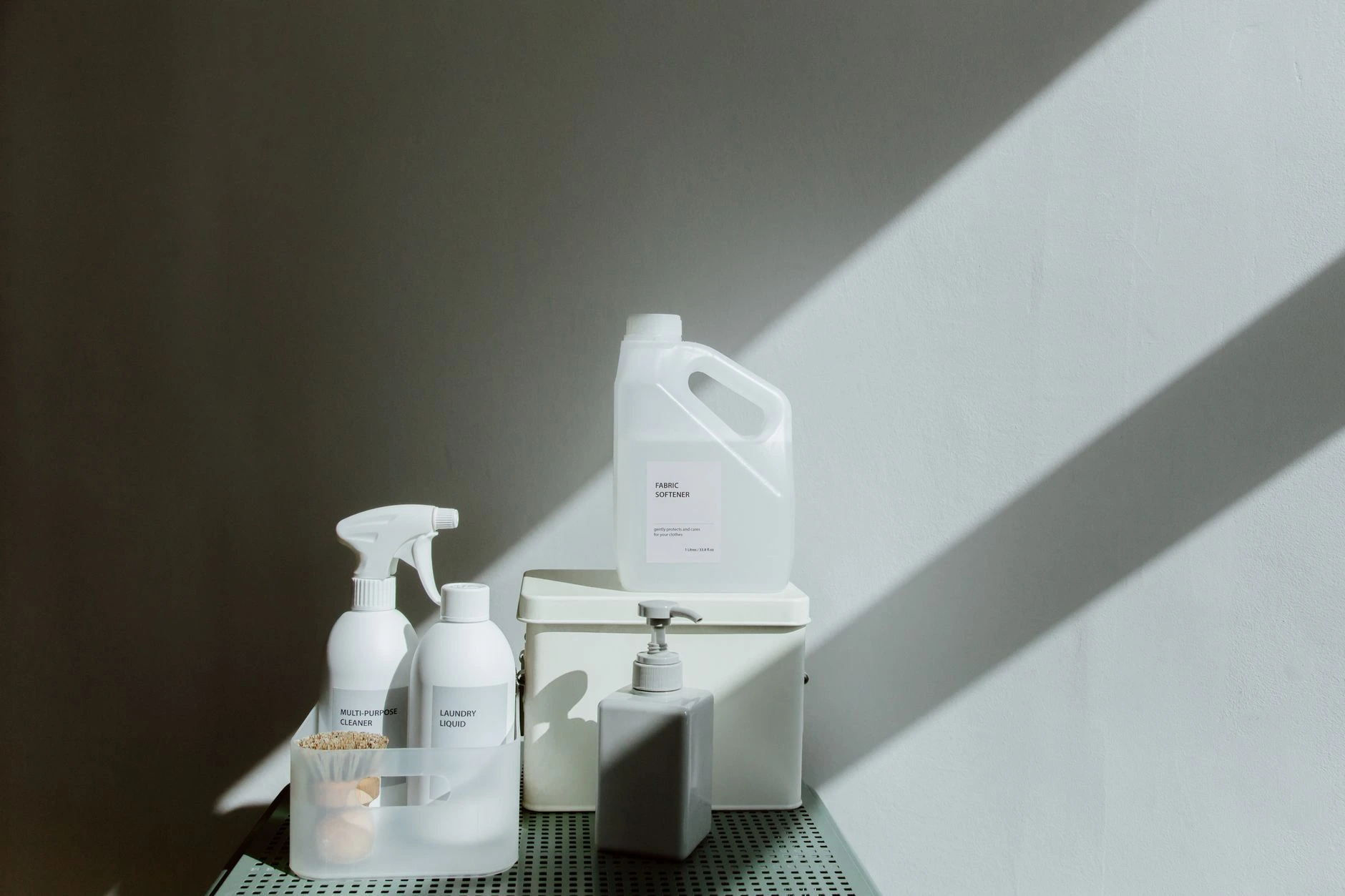 application of cleaning products